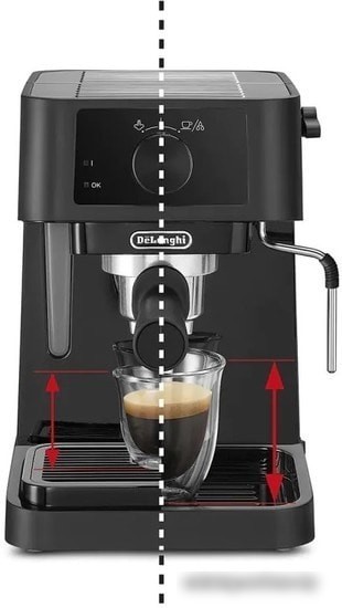 Рожковая помповая кофеварка DeLonghi Stilosa EC230.BK