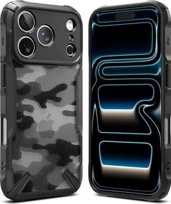 Чехол для телефона Ringke Fusion X для iPhone 17 Pro Max Camo Black