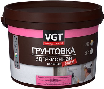 Водно-диспрессионная грунтовка VGT ВД-АК-0301 Адгезионная кроющая MINI (3 кг)