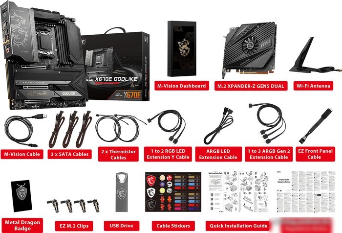 Материнская плата MSI MEG X670E Godlike