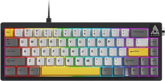 Клавиатура Ajazz AK650 Wired (серый/белый/желтый, Ajazz Bright Moon)