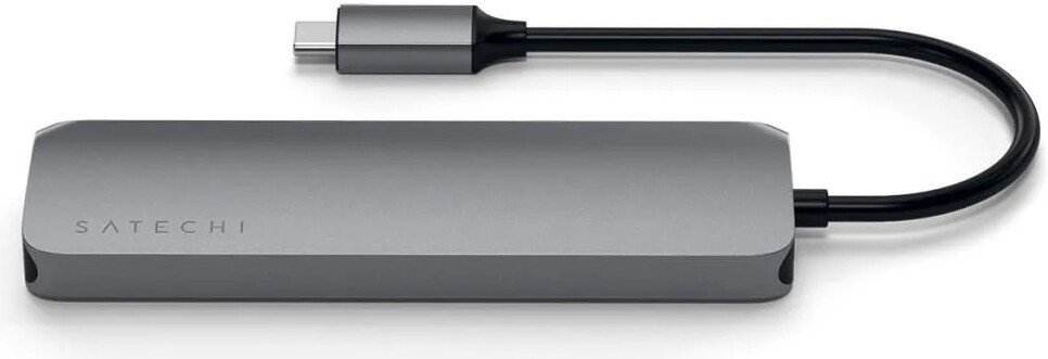 Док-станция Satechi Aluminum USB-C Multiport Pro Adapter ST-UCMPAM