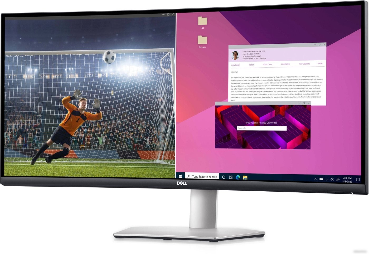 Монитор Dell 34 Curved USB-C S3423DWC
