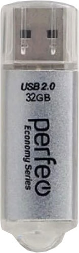 USB Flash Perfeo E01 32GB (серебристый)