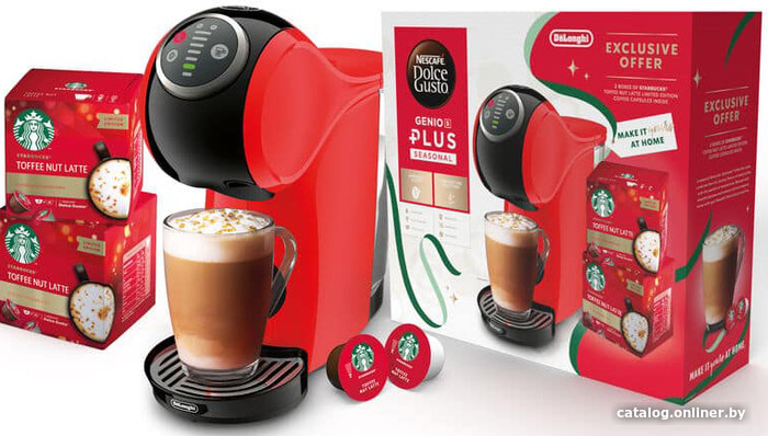 Капсульная кофеварка DeLonghi Dolce Gusto Genio S Plus EDG315.R