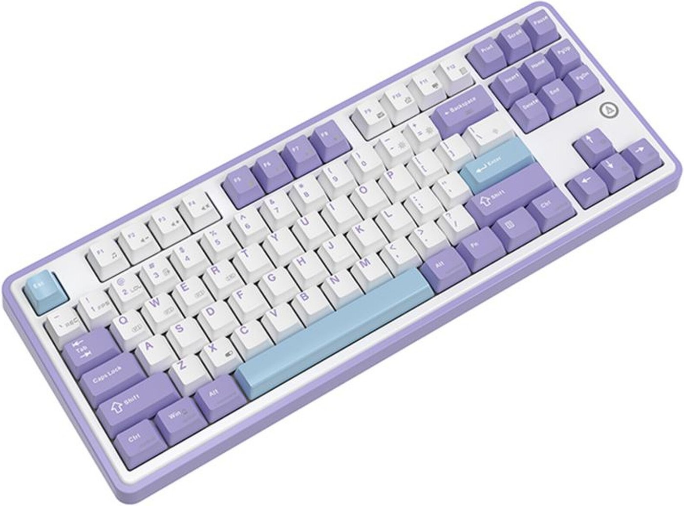 Клавиатура Ajazz AK870 Without Screen (фиолетовый/белый/синий, Ajazz Gift)