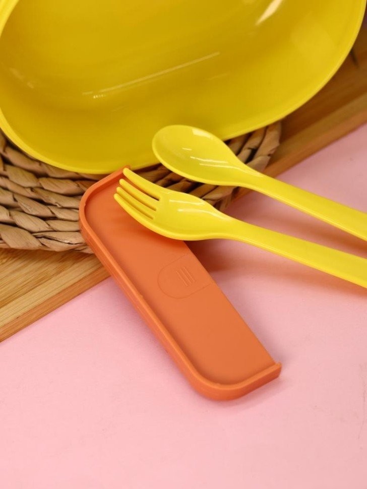 Ланч-бокс ILikeGift Chick transparent 6386 (yellow)