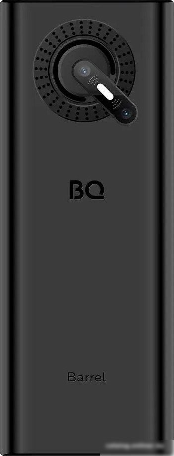 Кнопочный телефон BQ BQ-1858 Barrel (черный/серебристый)