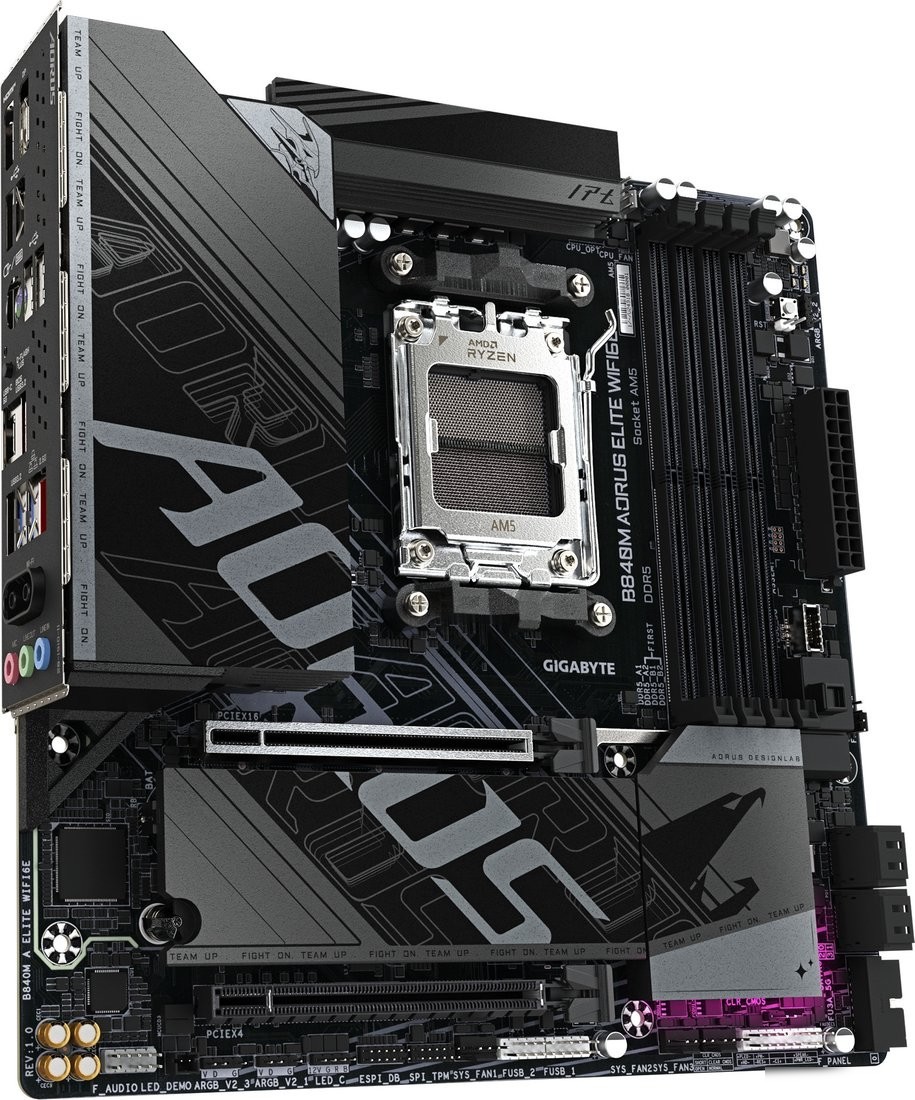 Материнская плата Gigabyte B840M Aorus Elite WiFi6e