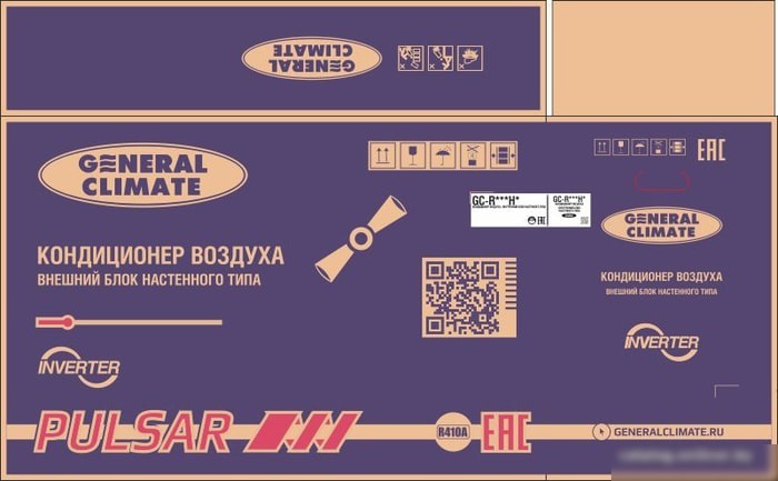 Сплит-система General Climate Pulsar GC-RE09HR/GU-RE09H