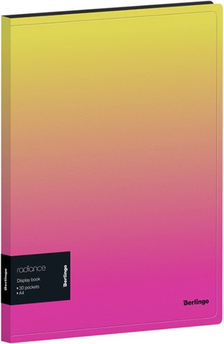 Папка для бумаг Berlingo Radiance DB4_30001 (желтый/розовый)