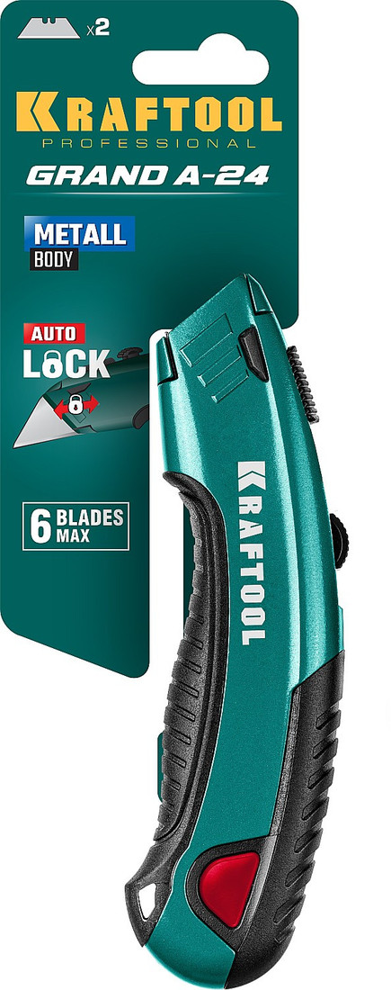 Нож строительный KRAFTOOL GRAND A-24 09241_z02