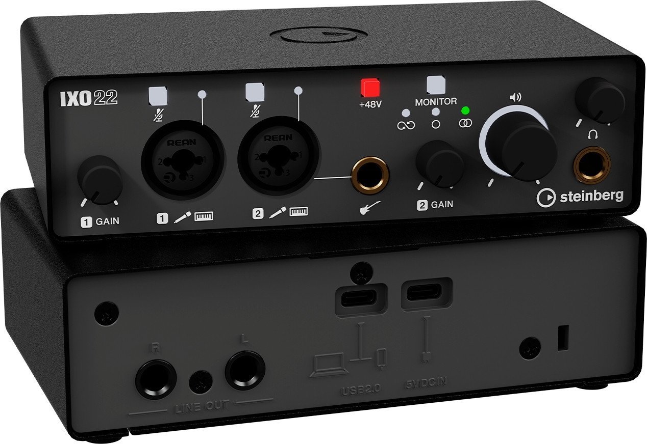 Аудиоинтерфейс Steinberg IXO22 (черный)