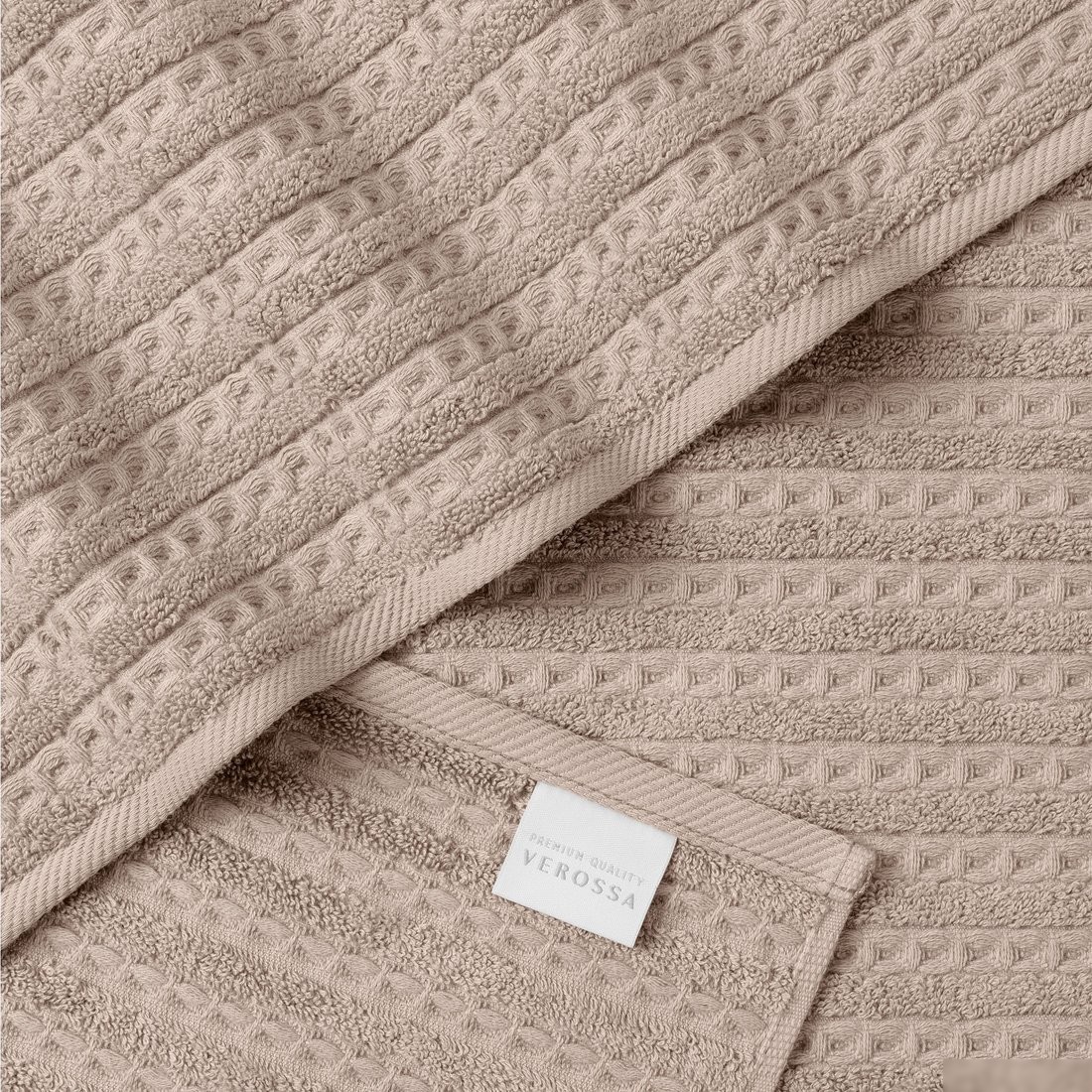 Полотенце Verossa Pique texture 70x140 (кофе)