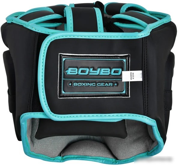 Cпортивный шлем BoyBo Stain BH400 S (черный/голубой)