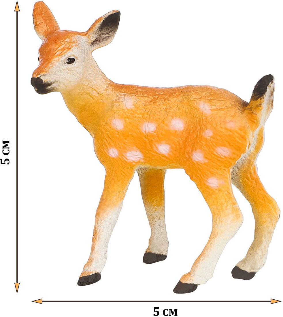 Набор фигурок Masai Mara Мир диких животных. Семья оленей MM211-147