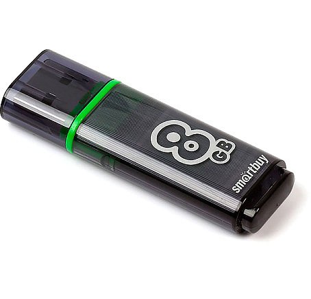 USB Flash Smart Buy Dark Grey 8GB [SB8GBGS-DG]