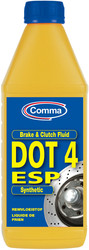 Тормозная жидкость Comma DOT4 ESP 1л