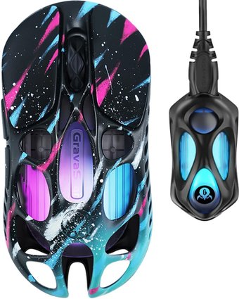 Игровая мышь Gravastar Mercury X Pro Special Edition Neon Graffiti