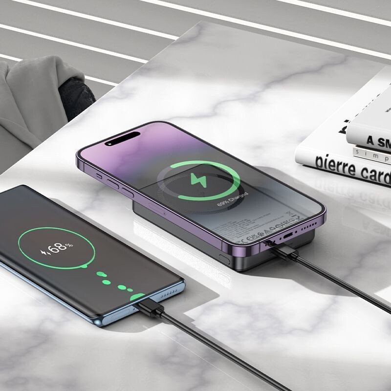 Внешний аккумулятор Hoco Q34 10000mAh (металлик)