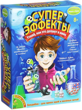 Набор для опытов Bondibon Науки с Буки Суперэффекты ВВ1551
