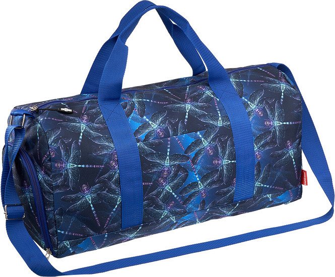 Дорожная сумка Erich Krause 24L Neon Dragonflies 54867 (синий/цветной принт)