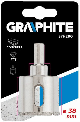 Коронка GRAPHITE 57H290