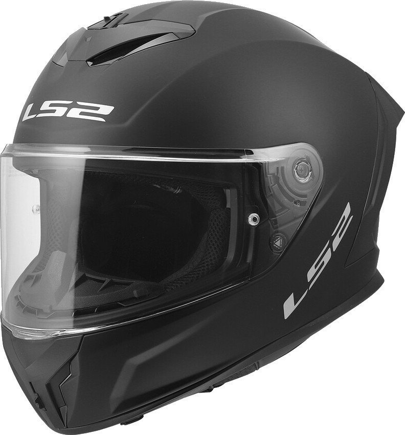 Мотошлем LS2 FF820 Rapid III Solid (XL, черный матовый)
