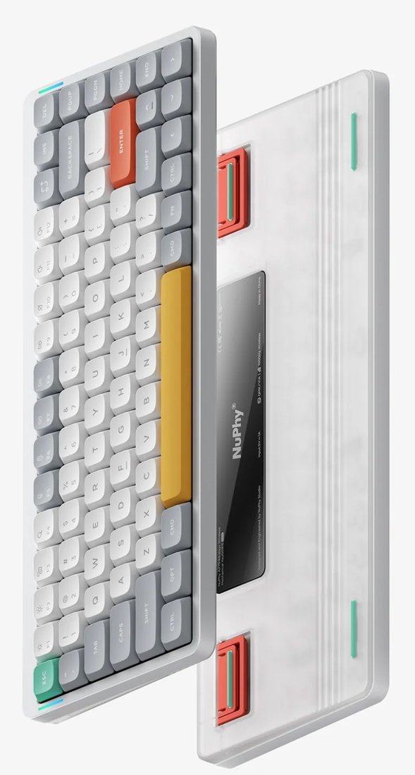 Клавиатура NuPhy Air75 V2 Ionic White (NuPhy Low Profile Wisteria, нет кириллицы)