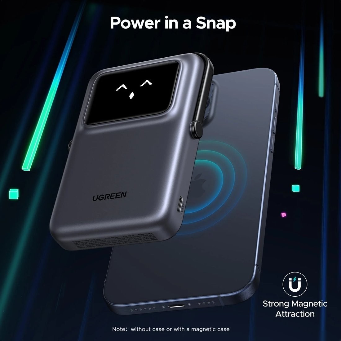 Внешний аккумулятор Ugreen PB572 10000mAh (серый)