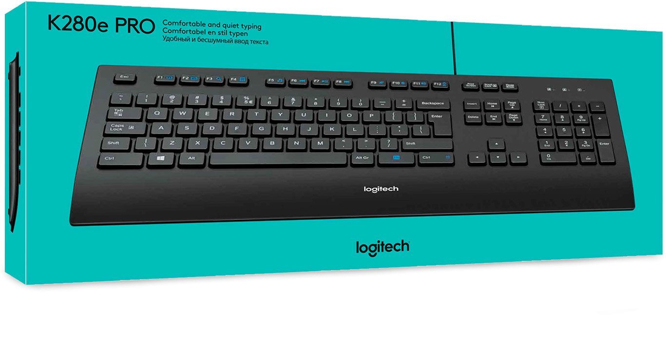 Клавиатура Logitech Corded Keyboard K280e (920-005215)