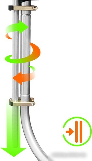 Батут Alpin ATGY-252 2.52 м с защитной сеткой и лестницей