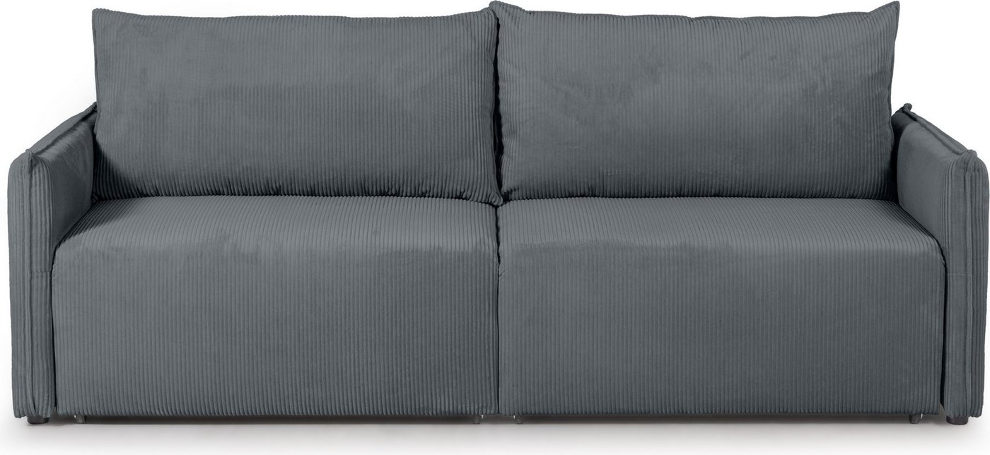 Диван Mio Tesoro Boxwel 418 Б-1.5ек-1.5ек-Б (графит 935)