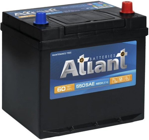 Автомобильный аккумулятор Atlant Blue Asia R+ (60 А·ч)