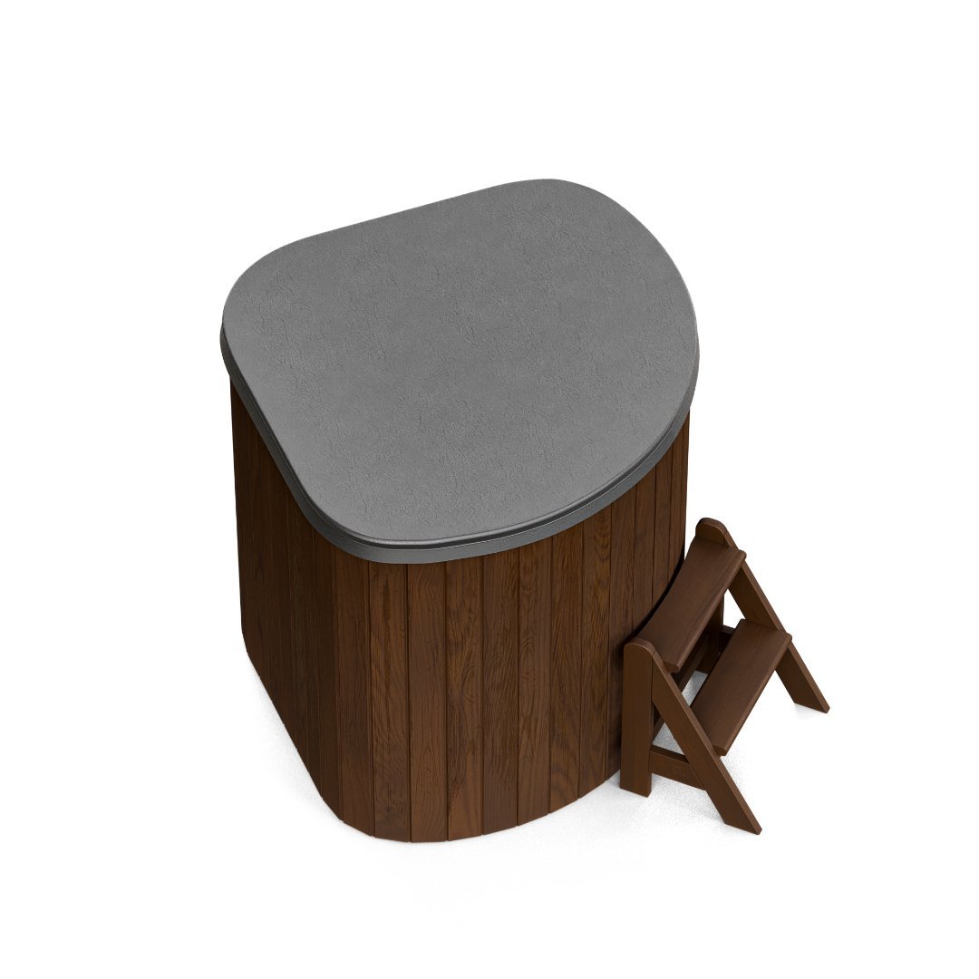 Купель PolarSpa Corner термососна 130 (темный)