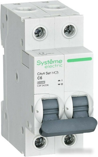 Выключатель автоматический Schneider Electric City9 C9F34206 Выключатель автоматический Schneider Electric City9 C9F34206
