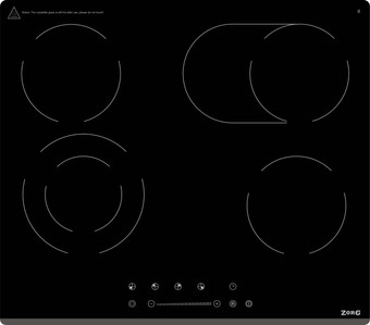 Варочная панель ZorG CR61 black