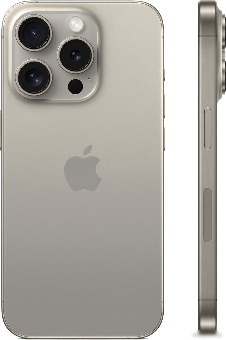 Телефон Apple iPhone 15 Pro 512GB (природный титан)