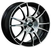 Литые диски Megami MGM-3 15x6" 5x100мм DIA 57.1мм ET 38мм BKF