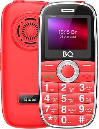 Кнопочный телефон BQ BQ-1867 Blues (красный)