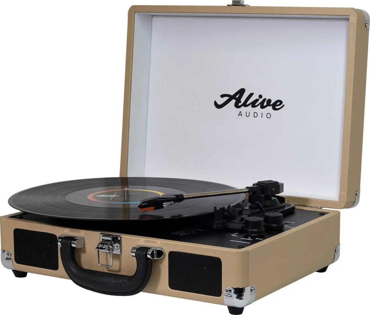 Виниловый проигрыватель Alive Audio Glam Latte
