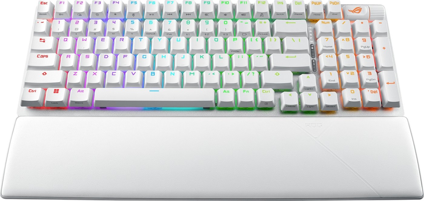 Клавиатура ASUS ROG Strix Scope II 96 Wireless Moonlight White (NX Snow)