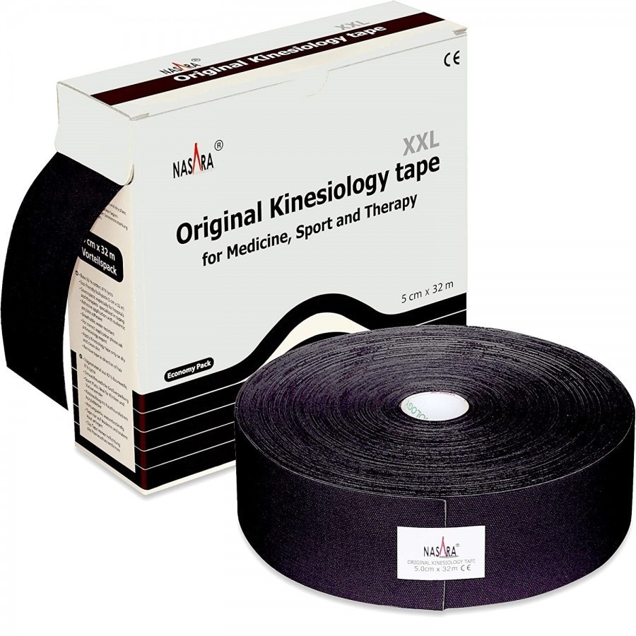 Тейп Nasara Kinesiology Tape NR81469 (черный)