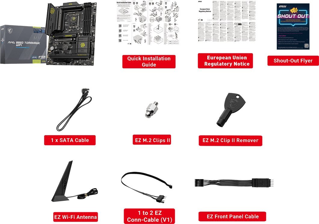 Материнская плата MSI MAG B860 Tomahawk WiFi