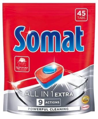 Таблетки для посудомоечной машины Somat All in 1 Extra (45 шт)