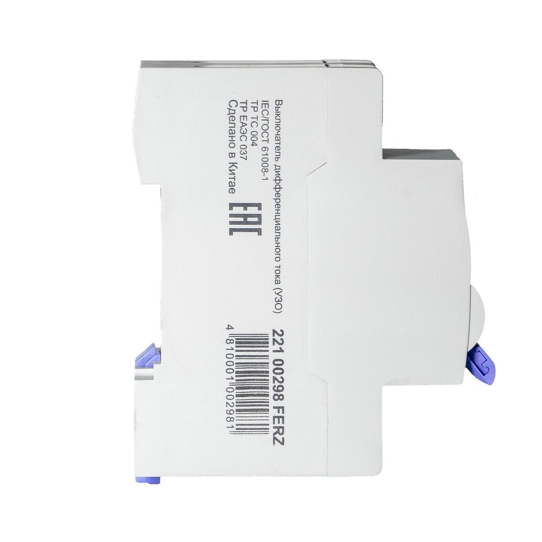 Устройство защитного отключения Dr.Ferz FMC-1P+N 63A 30mA 6kA A 2M 22100298FERZ