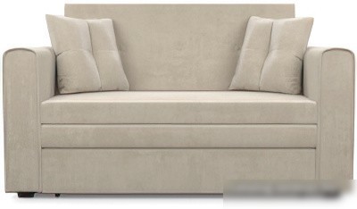 Диван Мебель-АРС Санта (бархат бежевый Star Velvet 6 Light Beige)