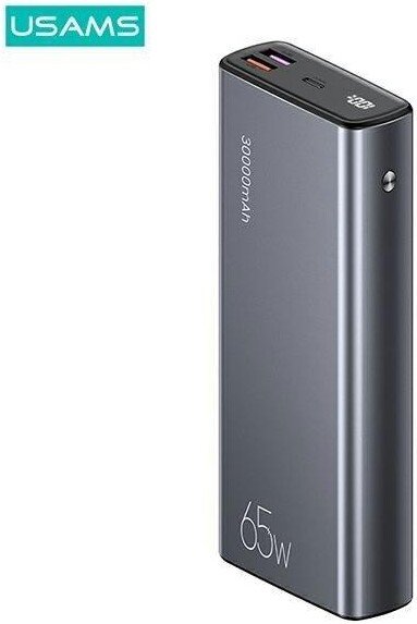 Внешний аккумулятор Usams CD165 PB59 30000mAh (темно-серый)