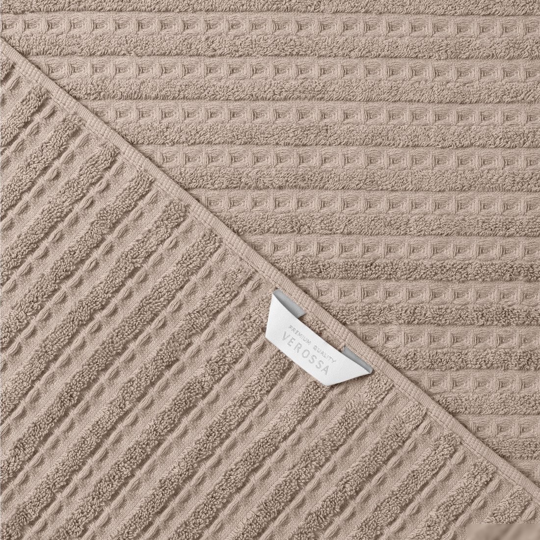 Полотенце Verossa Pique texture 70x140 (кофе)