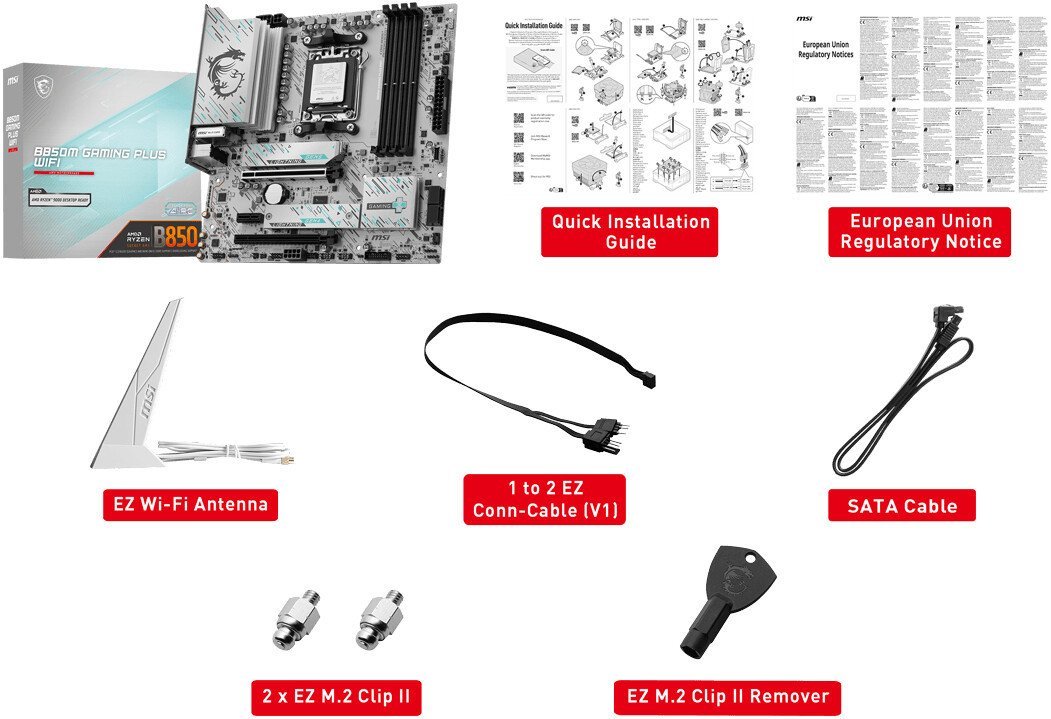 Материнская плата MSI B850M Gaming Plus WiFi